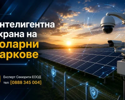 Интелигентна охрана на соларни паркове – перфектната защита за Вашата инвестиция